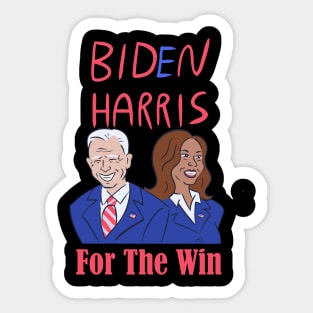 Biden harris For the win Sticker